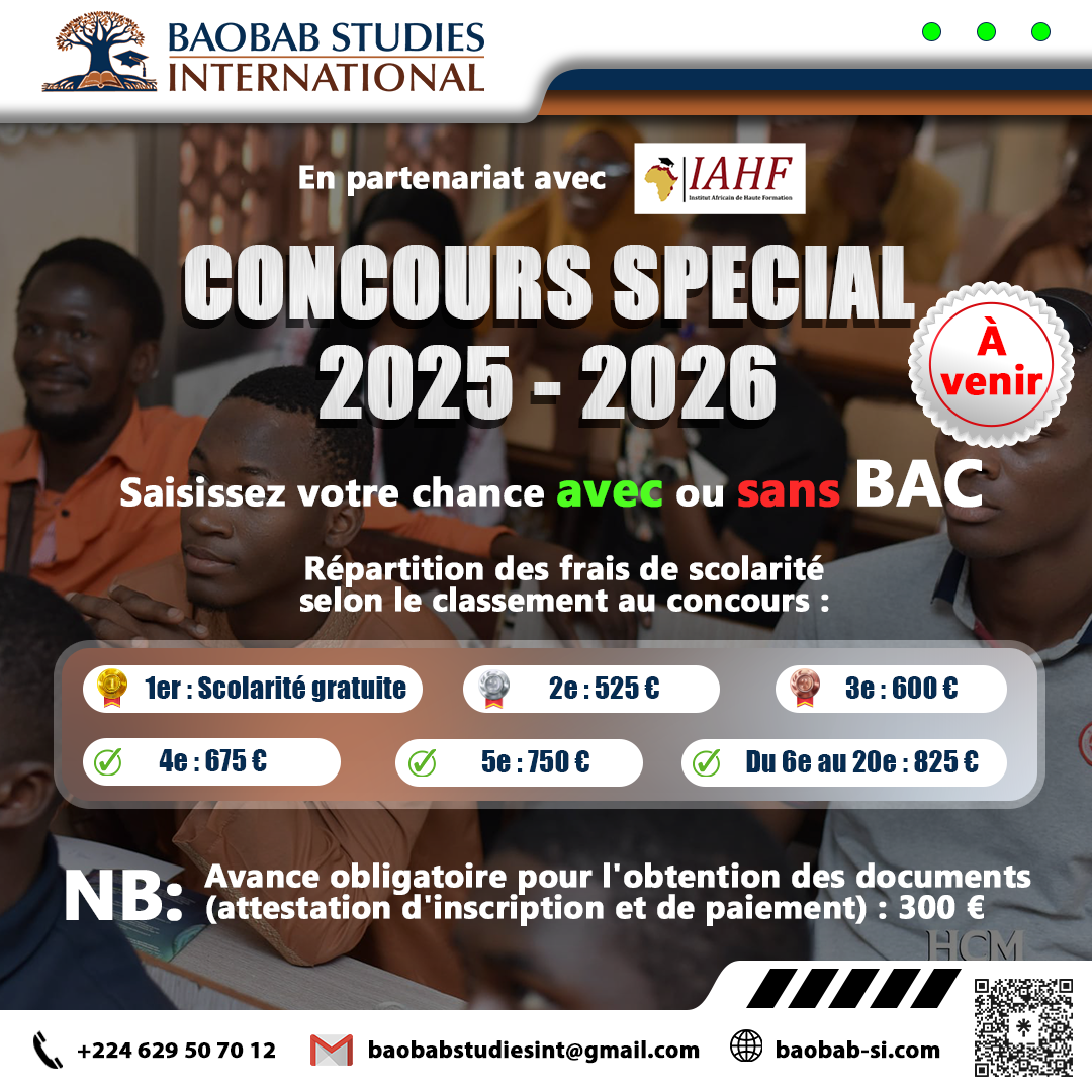 Spécial concours 2025-2026